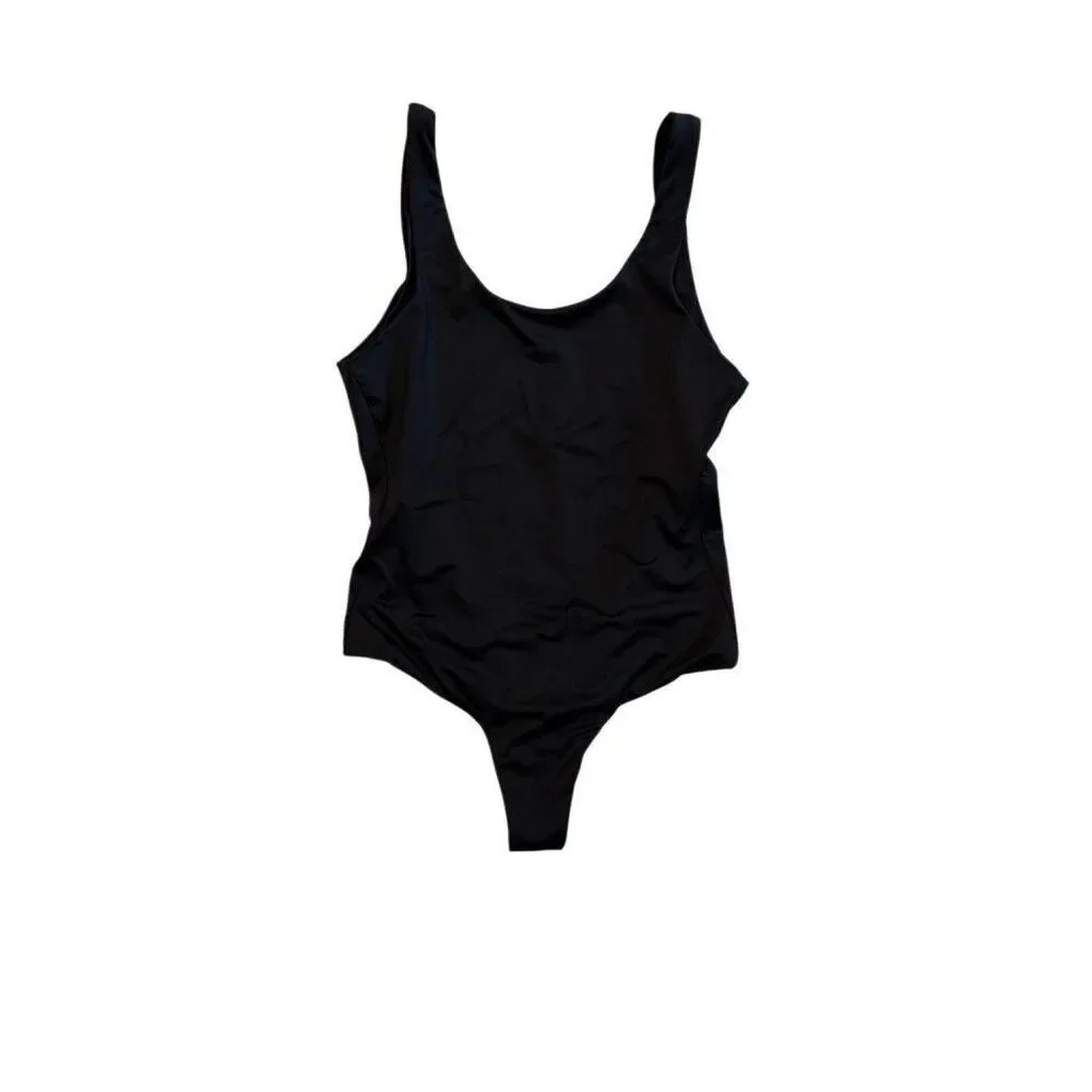 Reina Olga Free People For A Rainy Day Black One Piece Swim Sz 1 Small